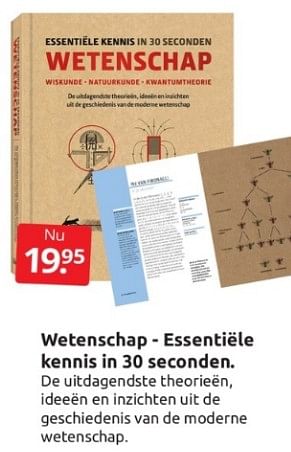 Promoties Wetenschap - essentiële kennis in 30 seconden - Huismerk - Boekenvoordeel - Geldig van 25/03/2023 tot 02/04/2023 bij BoekenVoordeel