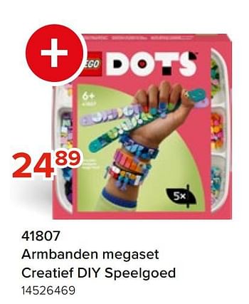 Promoties 41807 armbanden megaset creatief diy speelgoed - Lego - Geldig van 27/03/2023 tot 16/04/2023 bij Euro Shop