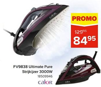 Promoties Calor fv9838 ultimate pure strijkijzer - Calor - Geldig van 27/03/2023 tot 16/04/2023 bij Euro Shop