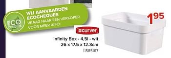 Promoties Infinity box - Curver - Geldig van 27/03/2023 tot 16/04/2023 bij Euro Shop