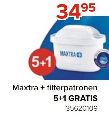Promoties Maxtra + filterpatronen - Brita - Geldig van 27/03/2023 tot 16/04/2023 bij Euro Shop
