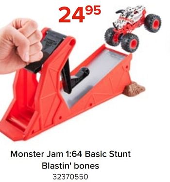 Promoties Monster jam basic stunt blastin` bones - Monster Jam - Geldig van 27/03/2023 tot 16/04/2023 bij Euro Shop