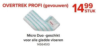 Promoties Overtrek profi micro duo -geschikt voor alle gladde vloeren - Leifheit - Geldig van 27/03/2023 tot 16/04/2023 bij Euro Shop