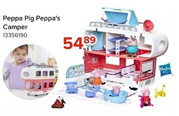 Promoties Peppa pig peppa`s camper - Hasbro - Geldig van 27/03/2023 tot 16/04/2023 bij Euro Shop