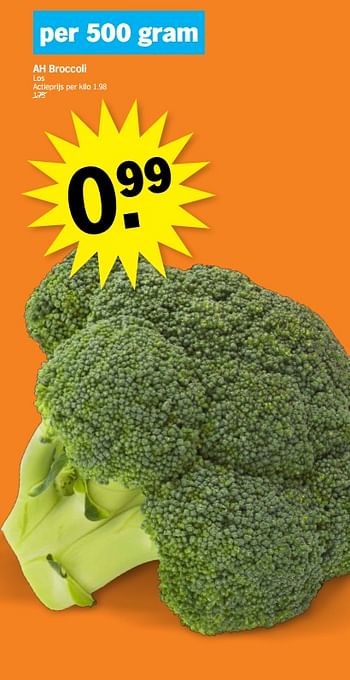 Promotions Ah broccoli - Produit Maison - Albert Heijn - Valide de 27/03/2023 à 02/04/2023 chez Albert Heijn