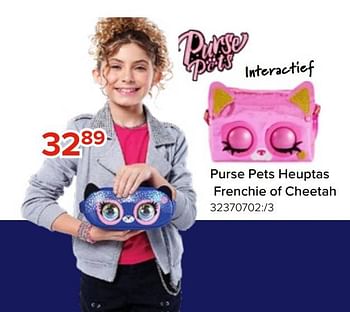 Promoties Purse pets heuptas frenchie of cheetah - Purse Pets - Geldig van 27/03/2023 tot 16/04/2023 bij Euro Shop