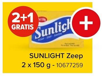Promotions Sunlight zeep 2+1 gratis - Sunlight - Valide de 27/03/2023 à 16/04/2023 chez Euro Shop