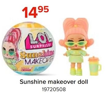 Promoties Sunshine makeover doll - LOL Surprise - Geldig van 27/03/2023 tot 16/04/2023 bij Euro Shop
