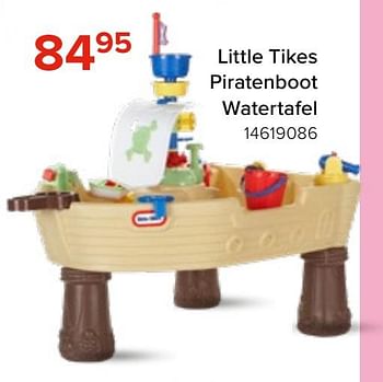 Promoties Little tikes piratenboot watertafel - Little Tikes - Geldig van 27/03/2023 tot 16/04/2023 bij Euro Shop