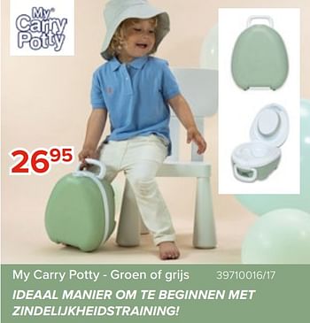 Promotions My carry potty - groen of grijs - My Carry Potty - Valide de 27/03/2023 à 16/04/2023 chez Euro Shop