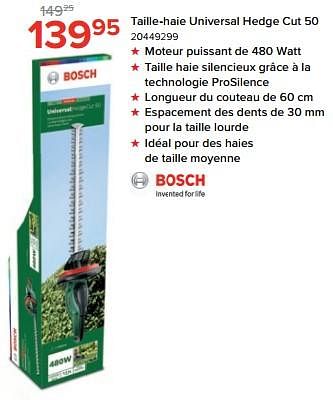 Promotions Bosch taille-haie universal hedge cut 50 - Bosch - Valide de 27/03/2023 à 16/04/2023 chez Euro Shop