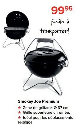 Promotions Smokey joe premium - Weber - Valide de 27/03/2023 à 16/04/2023 chez Euro Shop