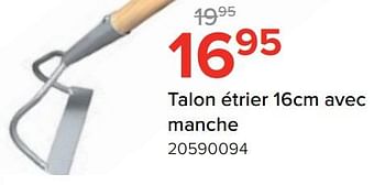 Promotions Talon étrier avec manche - Produit Maison - Euroshop - Valide de 27/03/2023 à 16/04/2023 chez Euro Shop