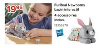 Promotions Furreal newborns lapin interactif 4 accessoires inclus - Hasbro - Valide de 27/03/2023 à 16/04/2023 chez Euro Shop
