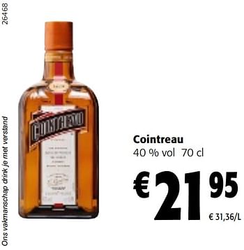 Promoties Cointreau - Cointreau - Geldig van 22/03/2023 tot 04/04/2023 bij Colruyt