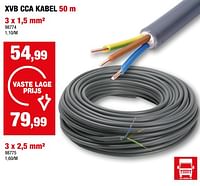 Xvb cca kabel-Huismerk - Hubo 