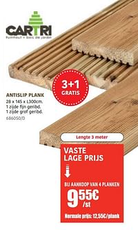 Antislip plank-Cartri