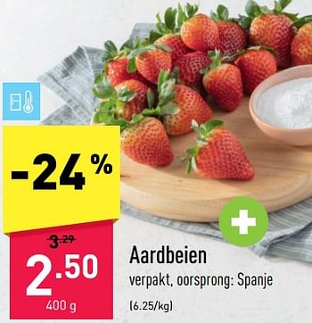 Promoties Aardbeien - Huismerk - Aldi - Geldig van 03/04/2023 tot 08/04/2023 bij Aldi