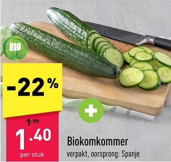 Promoties Biokomkommer - Huismerk - Aldi - Geldig van 03/04/2023 tot 08/04/2023 bij Aldi