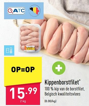 Promoties Kippenborstfilet - Huismerk - Aldi - Geldig van 03/04/2023 tot 08/04/2023 bij Aldi