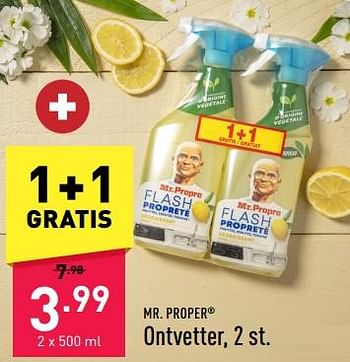 Promoties Ontvetter - Mr. Proper - Geldig van 07/04/2023 tot 14/04/2023 bij Aldi
