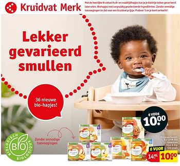 Promoties Bio groenten rijst + kip - Huismerk - Kruidvat - Geldig van 28/03/2023 tot 09/04/2023 bij Kruidvat