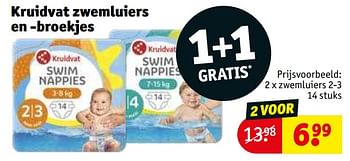 Promoties Kruidvat zwemluiers - Huismerk - Kruidvat - Geldig van 28/03/2023 tot 09/04/2023 bij Kruidvat