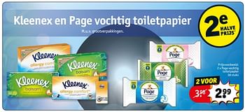 Promoties Page vochtig toiletpapier - Page - Geldig van 28/03/2023 tot 09/04/2023 bij Kruidvat