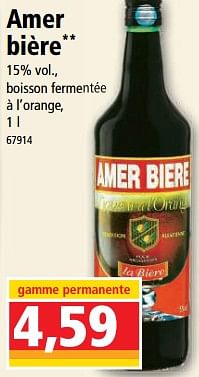 Promotions Amer bière - Produit Maison - Norma - Valide de 29/03/2023 à 04/04/2023 chez Norma