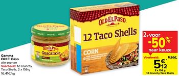 Promoties 12 crunchy taco shells - Old El Paso - Geldig van 29/03/2023 tot 10/04/2023 bij Carrefour