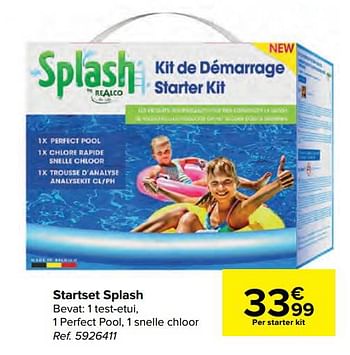 Promoties Startset splash - Splash - Geldig van 31/03/2023 tot 02/05/2023 bij Carrefour