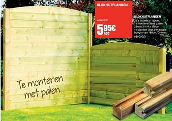 Promoties Blokhutplanken - Cartri - Geldig van 30/03/2023 tot 30/09/2023 bij HandyHome