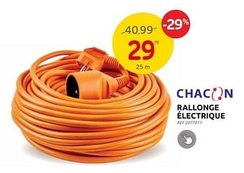 Promotions Rallonge électrique - Chacon - Valide de 29/03/2023 à 10/04/2023 chez Brico