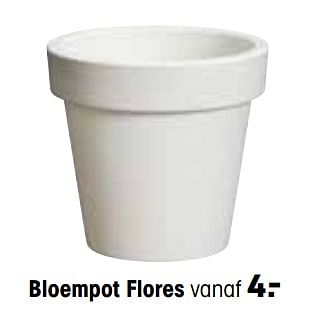 Promoties Bloempot flores - Huismerk - Kwantum - Geldig van 29/03/2023 tot 16/07/2023 bij Kwantum