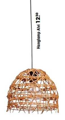 Promoties Hanglamp alvi - Huismerk - Kwantum - Geldig van 29/03/2023 tot 16/07/2023 bij Kwantum