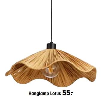 Promoties Hanglamp lotus - Huismerk - Kwantum - Geldig van 29/03/2023 tot 16/07/2023 bij Kwantum