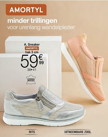Promoties Sneaker - Huismerk - Damart - Geldig van 01/04/2023 tot 15/06/2023 bij Damart
