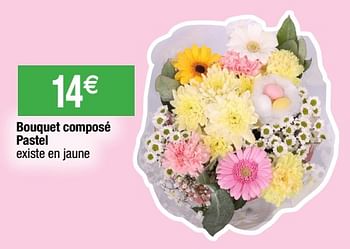 Promotions Bouquet composé pastel - Produit Maison - Migros - Valide de 28/03/2023 à 10/04/2023 chez Migros