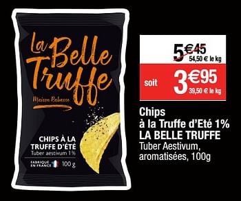 Promotions Chips à la truffe d’eté 1% la belle truffe - La Belle Truffe - Valide de 28/03/2023 à 10/04/2023 chez Migros