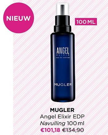 Promoties Mugler angel elixir edp navulling - Mugler - Geldig van 03/04/2023 tot 09/04/2023 bij ICI PARIS XL