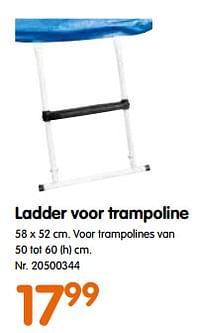 Ladder voor trampoline-X-scape