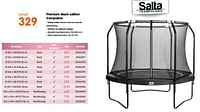 Premium black edition trampoline-Salta