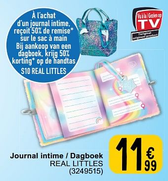 Produit maison - Cora Journal intime - dagboek real littles - En