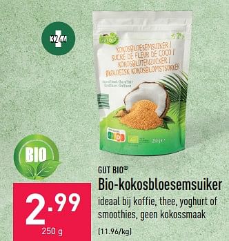 Promoties Bio-kokosbloesemsuiker - Gut Bio - Geldig van 12/04/2023 tot 21/04/2023 bij Aldi