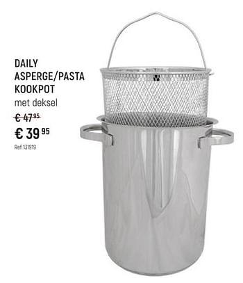 Promoties Daily asperge-pasta kookpot - Demeyere - Geldig van 01/04/2023 tot 30/04/2023 bij Freetime