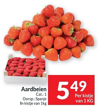 Promoties Aardbeien - Huismerk - Intermarche - Geldig van 04/04/2023 tot 10/04/2023 bij Intermarche
