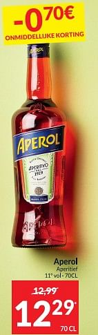 Promoties Aperol aperitief - Aperol - Geldig van 04/04/2023 tot 10/04/2023 bij Intermarche