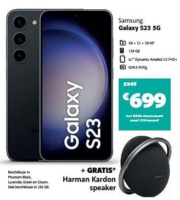 Promoties Samsung galaxy s23 5g - Samsung - Geldig van 04/04/2023 tot 01/05/2023 bij Base