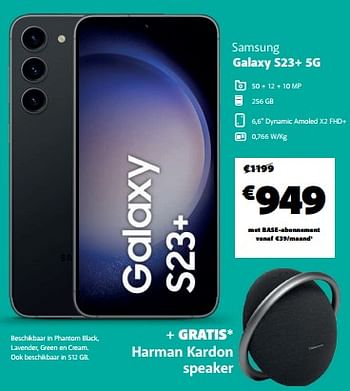 Promoties Samsung galaxy s23+ 5g - Samsung - Geldig van 04/04/2023 tot 01/05/2023 bij Base