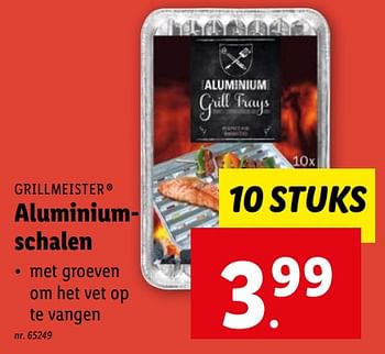 Promoties Aluminiumschalen - Grill Meister - Geldig van 12/04/2023 tot 18/04/2023 bij Lidl
